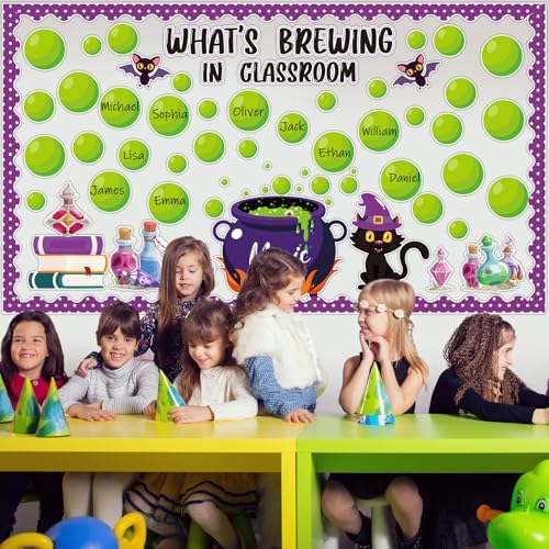 Halloween Bulletin Board Decorations Set for Classroom and Home