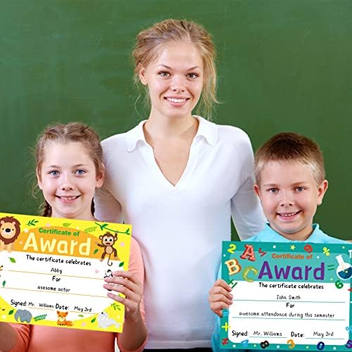 Fancy Land 30 Pcs Award Certificates with Stickers