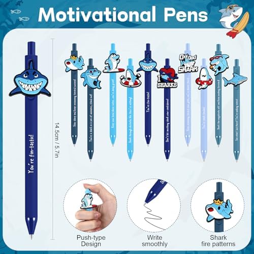20 Piece Shark Themed Gift Set for Students Teachers Coworkers