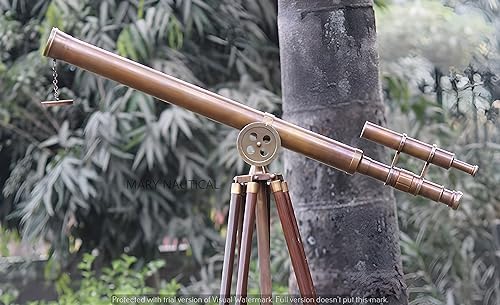 Mary Nautical US Navy Griffith Antique Adjustable Telescope Stand