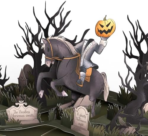 Lovepop Halloween Pop-Up Card - Headless Horseman 5x7