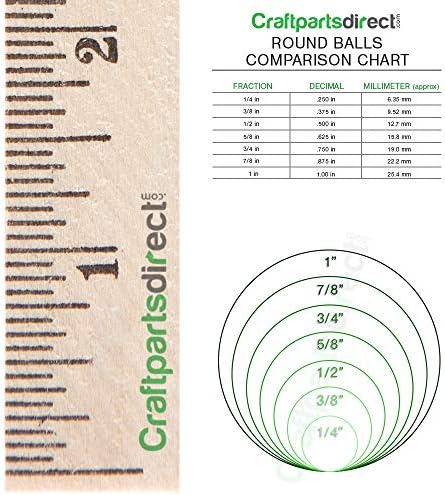 1 Inch Unfinished Wooden Balls Pack of 100