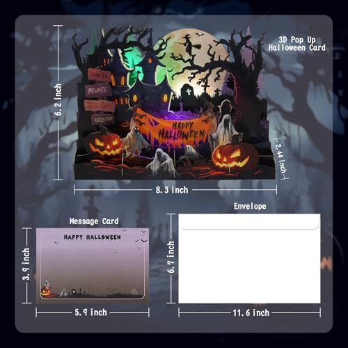 XTF2015 Halloween Card with Lights and Music