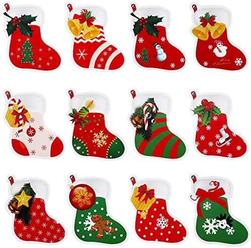 Outus 84 Piece Christmas Stocking Cutouts Set
