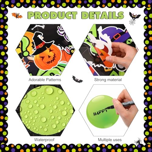 Pasimy Halloween Bulletin Board Decor Set