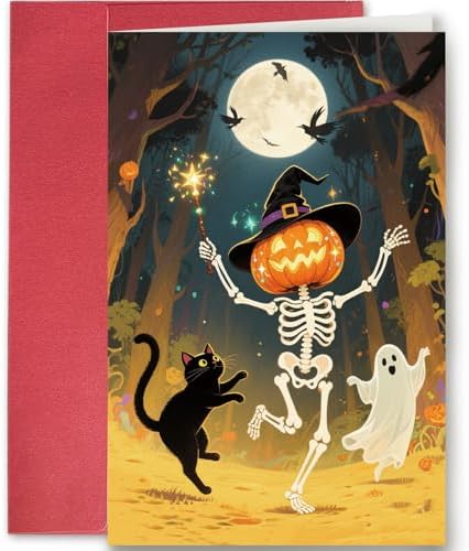 SuperShunhu Halloween Greeting Card with Funny Design