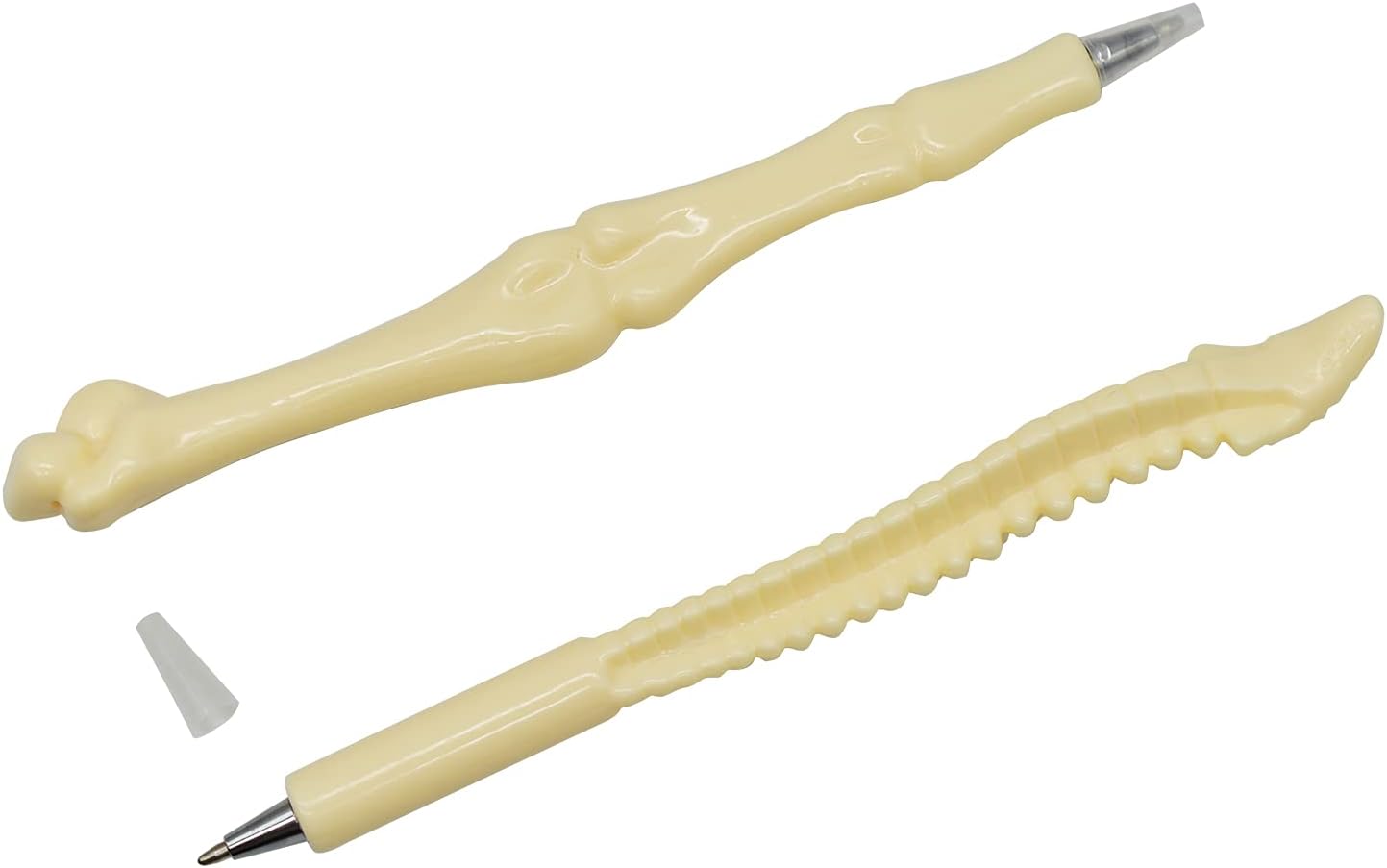 Maydahui 25 PCS Bone Shaped Ballpoint Pens for Halloween and Creative Use