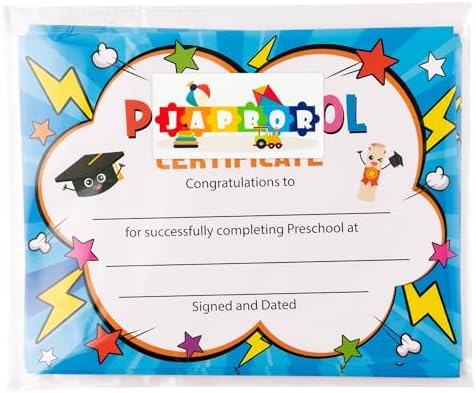 JAPBOR Preschool Graduation Certificates - 30PCS Diploma Paper for Printing