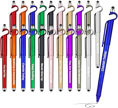 20 Pcs Inspirational Ballpoint Pens with Quotes