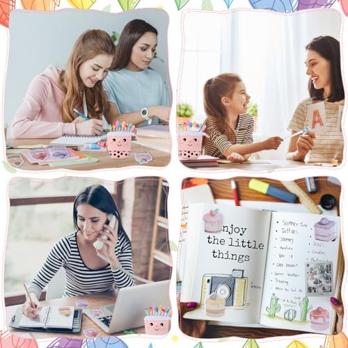 Sabary 228 Pcs Kawaii Stationery Set with Pencil Case