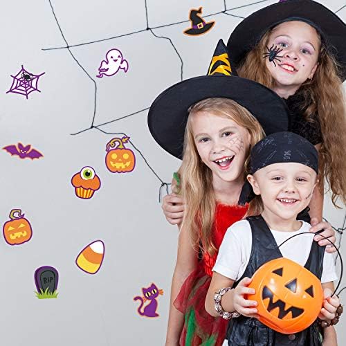 60 Halloween Cut Out Accents Mini Paper Decorations