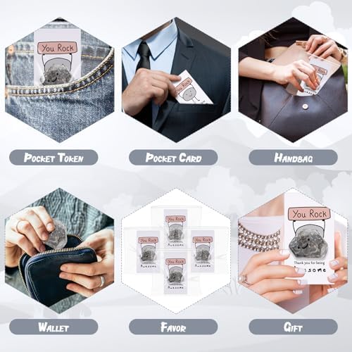 Huwena 50 Piece You Rock Gift Set with Cards