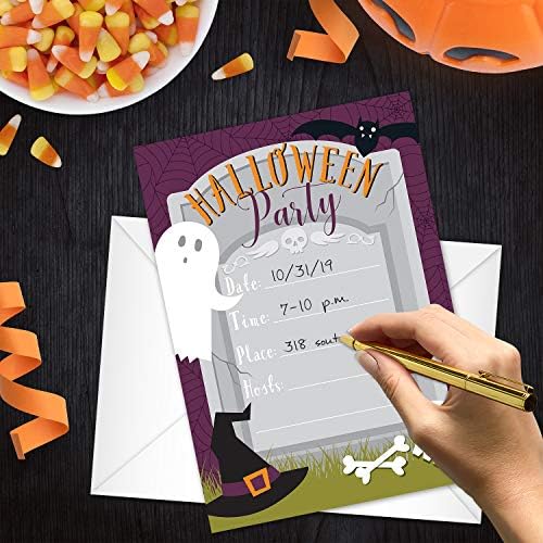 Canopy Street Halloween Party Invites 5x7