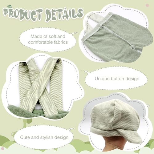 SPOKKI Newborn Photo Outfit Set with Hats and Glasses