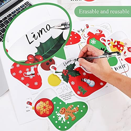 Outus 84 Piece Christmas Stocking Cutouts Set
