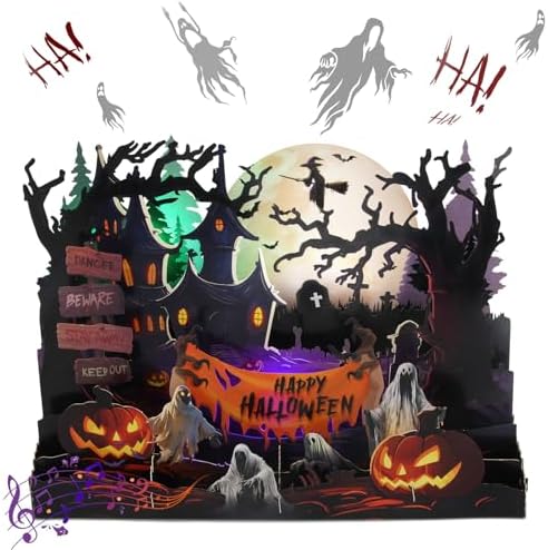 XTF2015 Halloween Card with Lights and Music