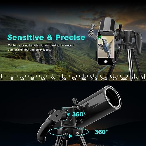 HOROX Maksutov-Cassegrain Telescope 80mm 850mm Portable Travel Scope