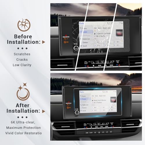2025 Toyota Sienna LE 8 Screen Protector Tempered Glass