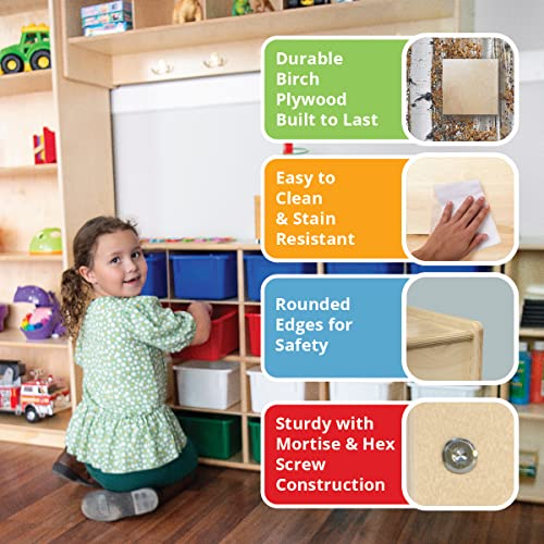 Wood Designs 4-Sided Adjustable Easel with Markerboard 1