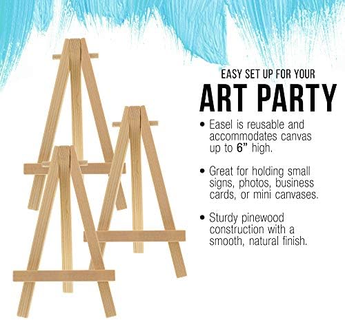 US Art Supply 8 High Wooden Easel 6 Pack