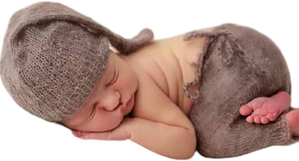 Matissa Newborn Baby Crochet Costume Prop Set