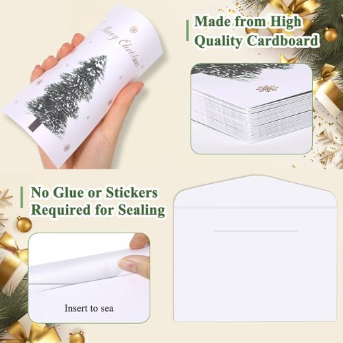 30 Pack Christmas Invitations with Envelopes