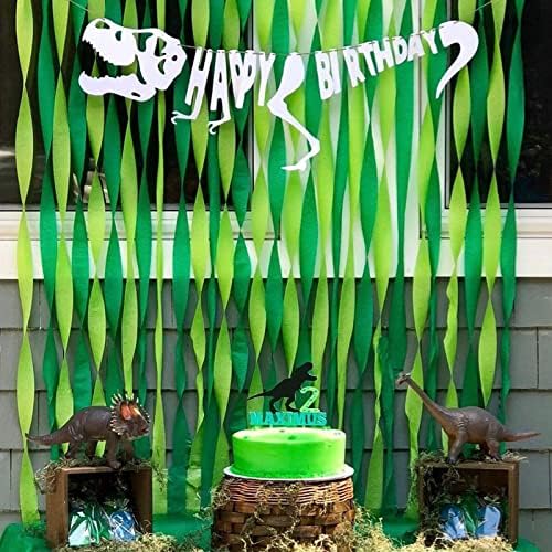 PartyWoo Crepe Paper Streamers 6 Rolls 492ft Birthday Party Decor