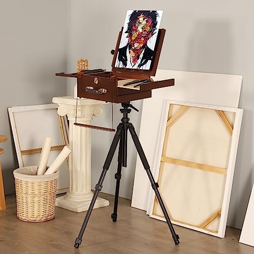 VISWIN Portable Easel with Carry Bags and Tripod for Artists