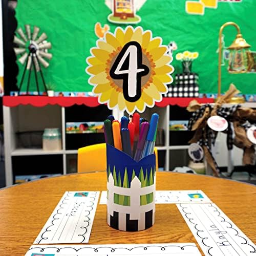 Sunflower 6 Inch Cut-Outs Classroom Decor