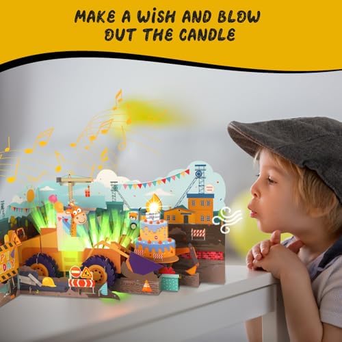 3D Pop Up Musical Birthday Card for Boys and Girls