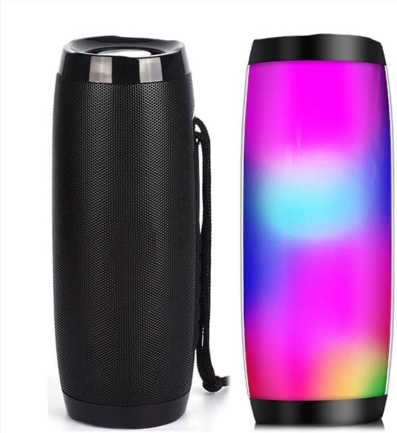 Generic Portable Bluetooth Speaker with Lanyard and IPX7 Waterproof Black