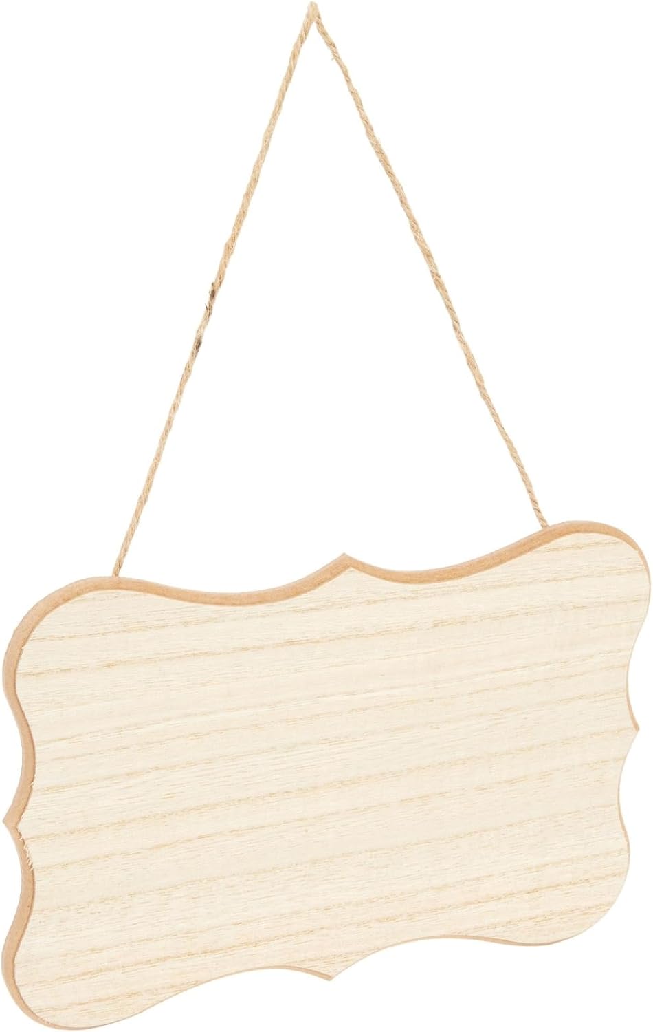 Juvale Wooden Plaques for Crafts 9x6 Inch 6 Pack