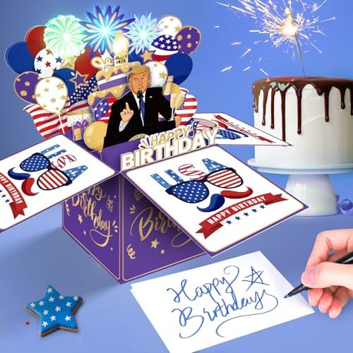 Birthday Card with Light and Music Surprise