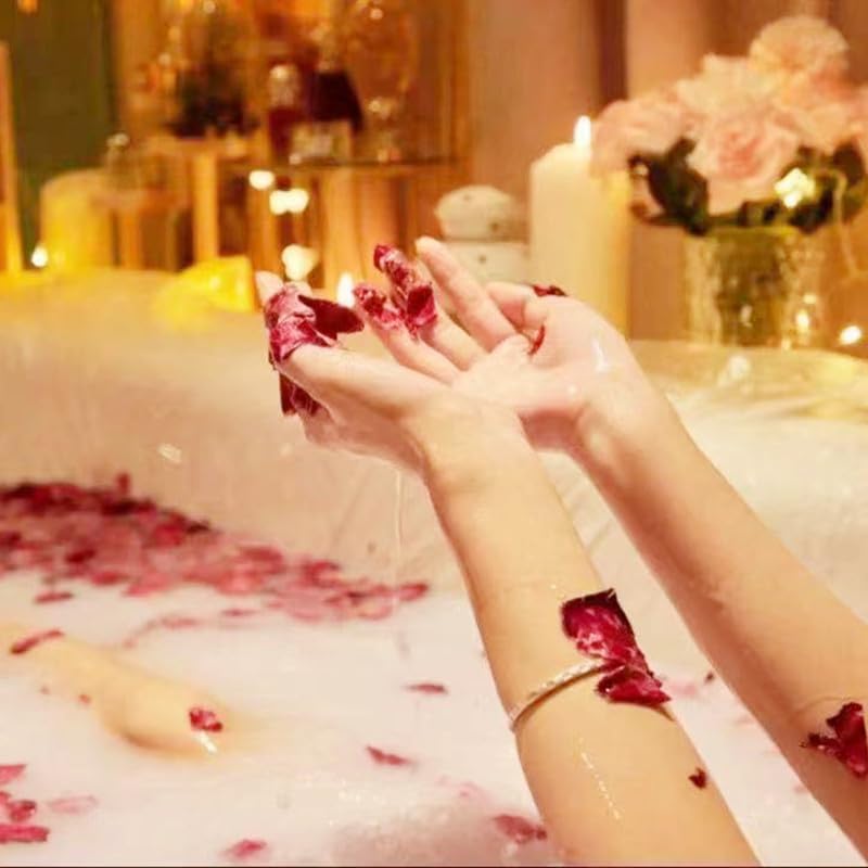 Dried Rose Petals 50g Natural Fragrant for Bath Spa DIY Crafts