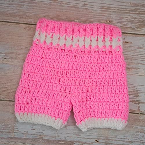 Newborn Baby Boxing Gloves Pants Set for Photoshoot
