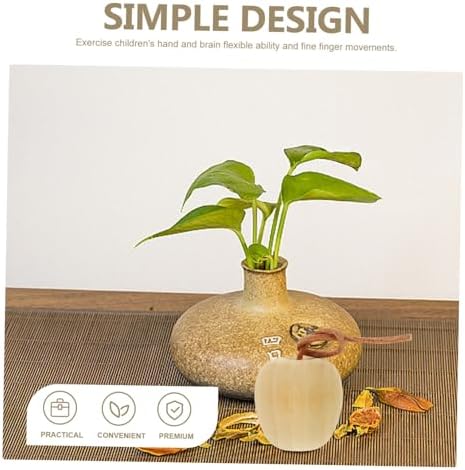 4pcs Unpainted Wooden Fruit DIY Decor Crafts