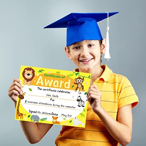 Fancy Land 30 Pcs Award Certificates with Stickers