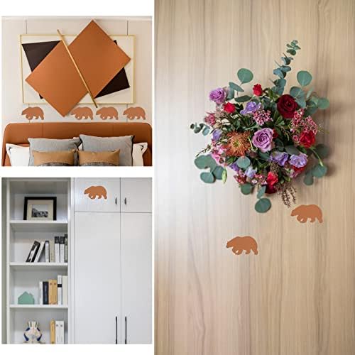 Zontween Bear Wooden Blank Grizzly Wall Art 20Pcs