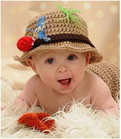 Vedory Baby Newborn Photo Props Set Fisherman Costume