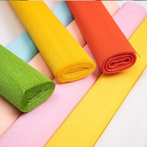 Yellow Crepe Paper Streamers 1 Roll Party Decor