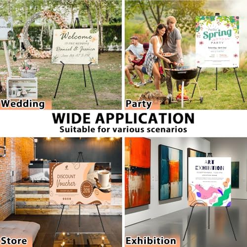 OUTNEE 63 Inch Foldable Easel Stand 2 Pack