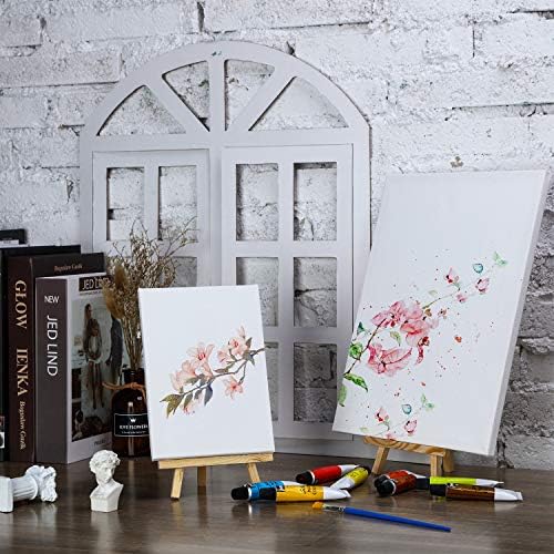 24 Pack Mini Wood Display Easel 8 Inch