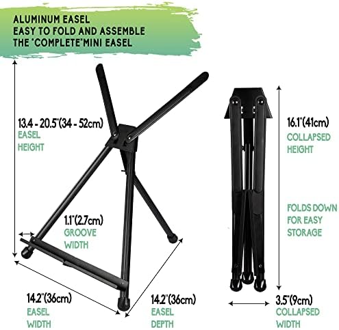 Conda Aluminum Tabletop Easel with Adjustable Height