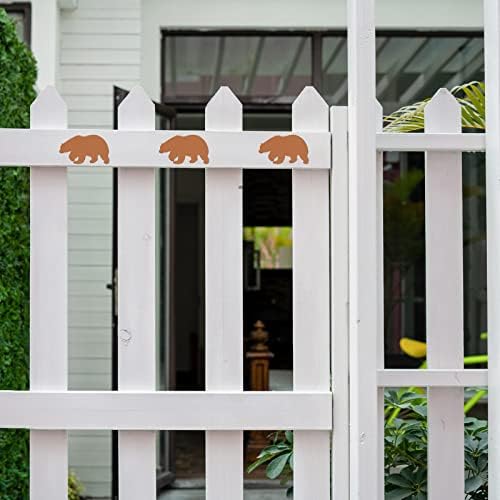 Zontween Bear Wooden Blank Grizzly Wall Art 20Pcs