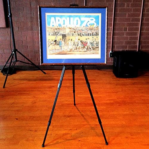 Berland Black Aluminum 71 Inch Easel with Carry Bag
