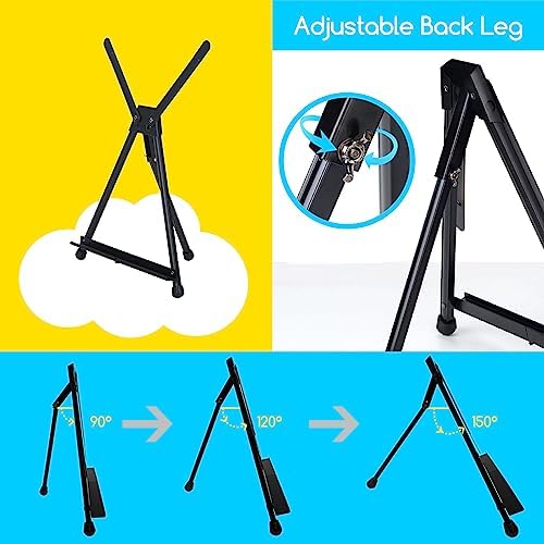 MEEDEN 4 Pack Aluminum Table Easels