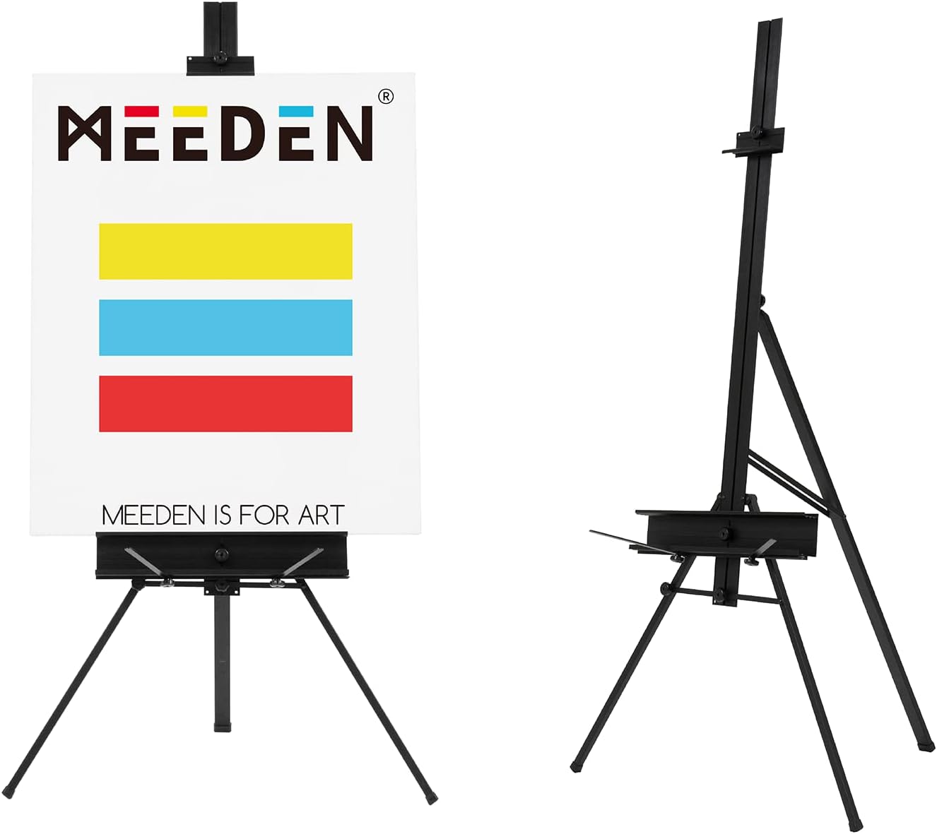 MEEDEN Aluminum Art Easel for Painting Portable and Sturdy