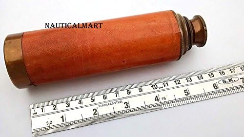15 Inch Brass Pullout Telescope with Antique Look