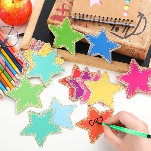 Seajan 108 Pcs Large Star Bulletin Board Cutouts