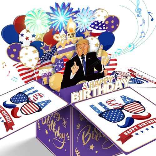 Birthday Card with Light and Music Surprise